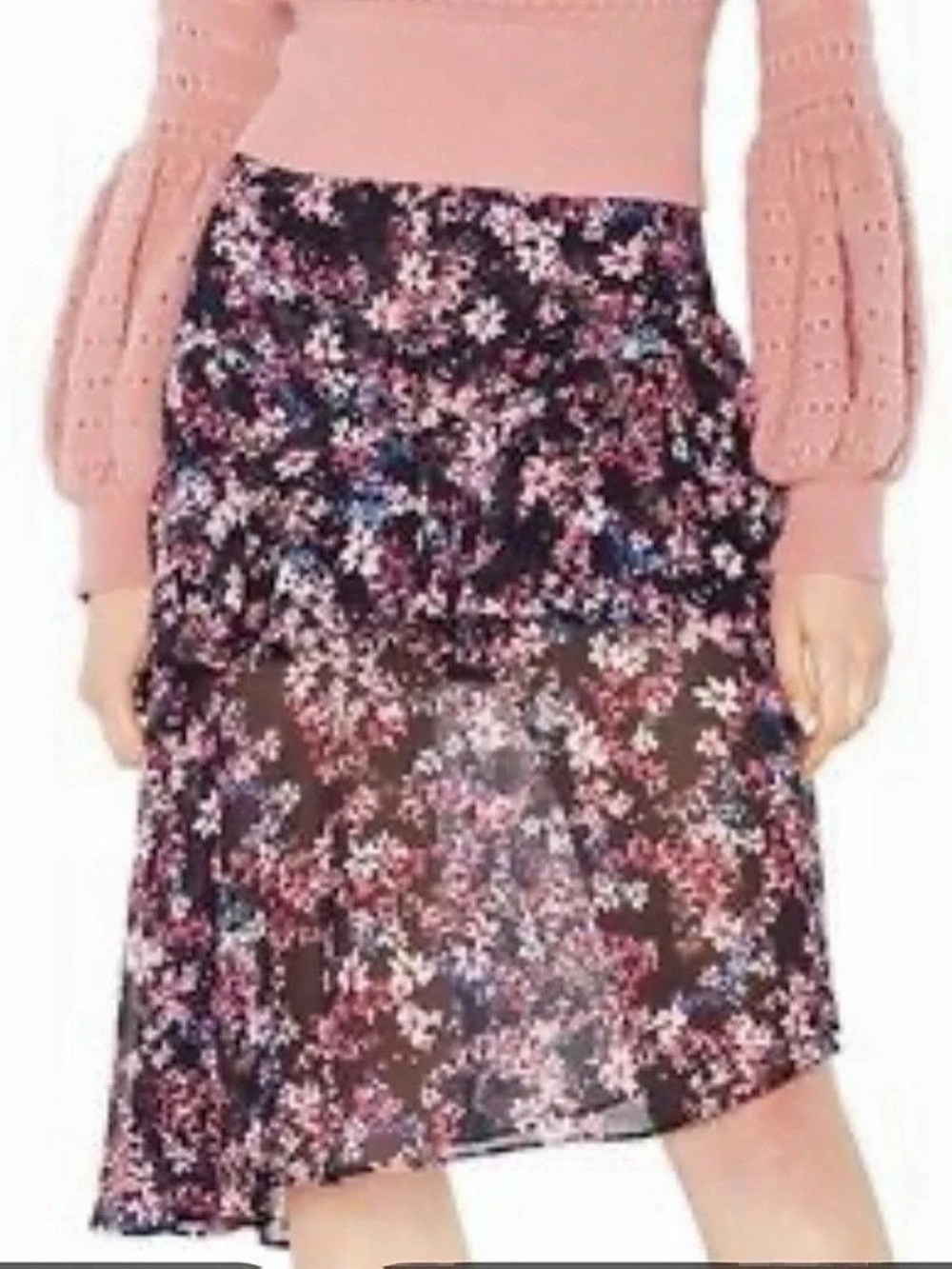 NWT MISA OF LOS ANGELES CYRENE MIDI SKIRT